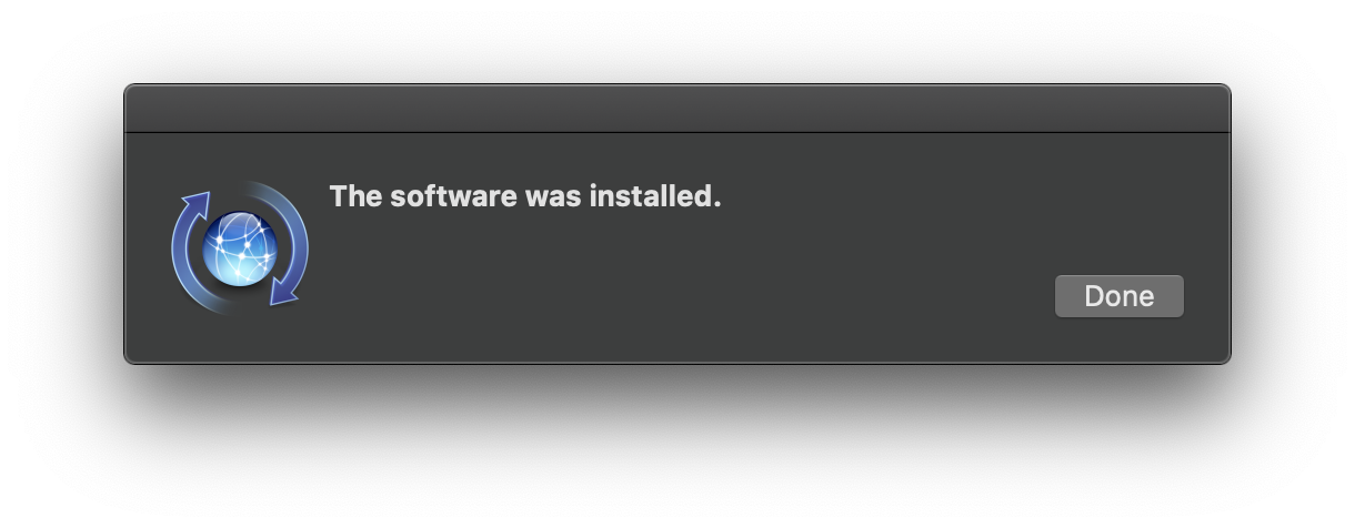 Mac OS prompt window